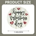 thumbnail image 3 of Hanging Wall Decor,Valentine' S Day Decor Door Sign 3D Wooden Welcome Sign Happy Valentines Day Hanger Home Decor For Farmhouse Porch, 3 of 7
