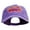 Purple, variant on Horror Night Embroidered Unstructured Pigment Dyed Cotton Cap - Orange OSFM