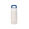thumbnail image 1 of Yuarrent Vacío de acero inoxidable Color sólido Mango Reutilizable Hogar Oficina Aspira Botella de agua Frasco Vasos con tapa de Teteras Blanco 420ML, 1 of 6