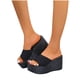 thumbnail image 4 of Amzcrzy Zapatos de mujer,Zapatos de mujer,Zapatillas de mujer, Sandalias de playa transpirables con tacón Matsu, suela gruesa y tacón inclinado para mujer Sandalias Mujer Zapatillas De Casa, 4 of 6