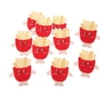 thumbnail image 1 of Parches Para Coser, Algodón, 10 Piezas, Lindas Papas Fritas, Parches Bordados Innovadores Para Pantalones, Bolsos, Faldas, 1 of 7