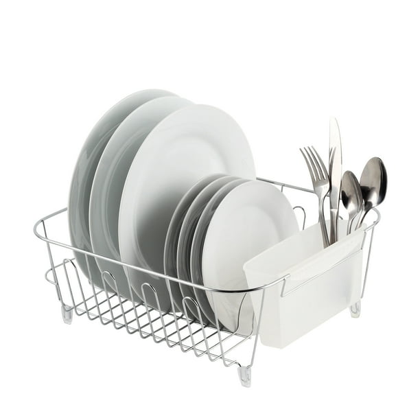Real Home Innovations Deluxe Small Dish Drainer, Chrome