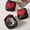 Black-BK, variant on MMJ Heart Shaped Mini Coin Purse Portable Earphone Storage Pouch Snap Closure Small Change Wallet for Daily Essentials, 3.14x3.14x1.37in