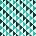 thumbnail image 1 of Ahgly Company Machine Washable Indoor Square Abstract Turquoise Blue Contemporary Area Rugs, 4' Square, 1 of 4