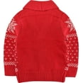 thumbnail image 7 of ZOEREA Toddler Unisex Knit Sweater Baby Button-up Coat Deer Christmas Cardigan Sweater, 7 of 7