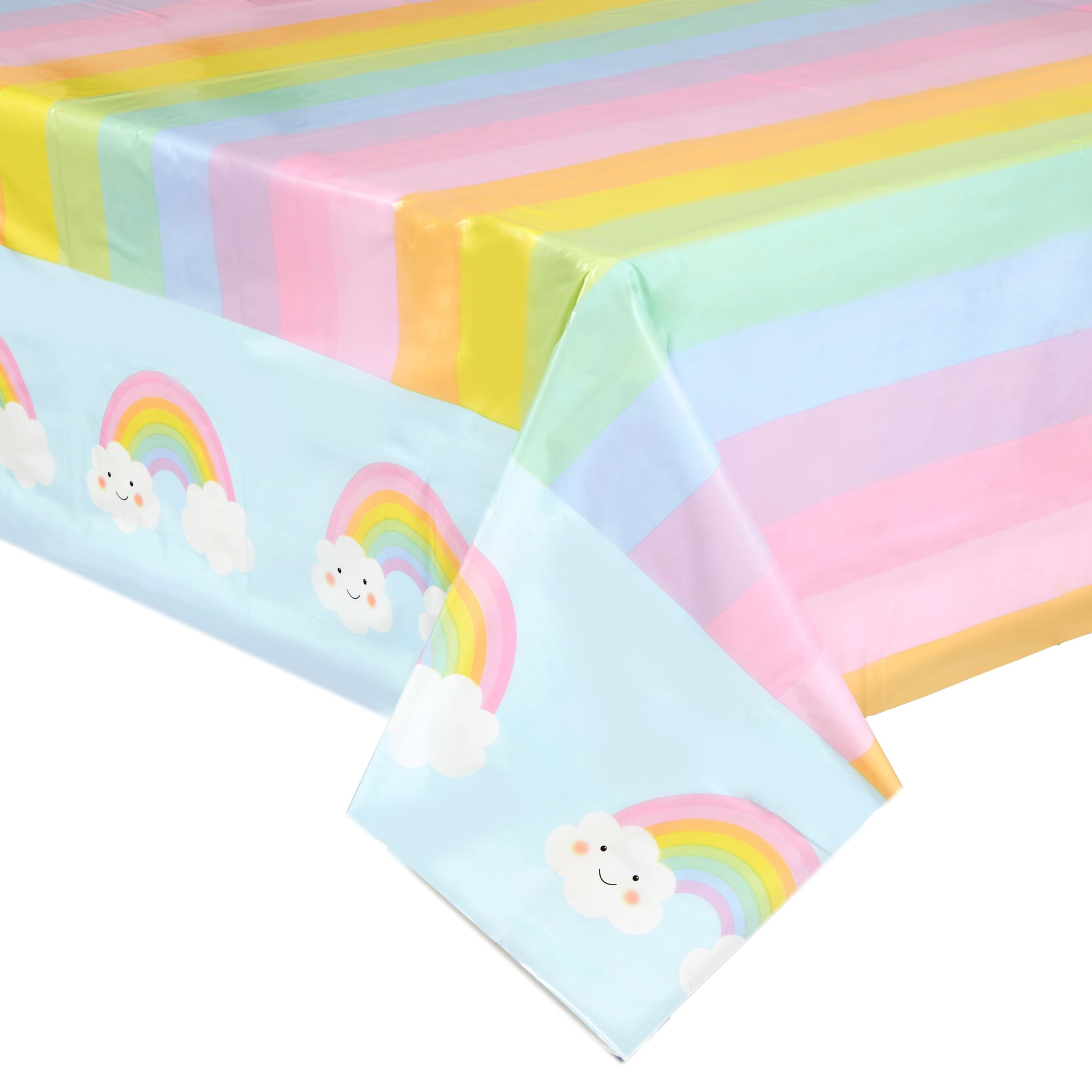 Pastel Rainbow Plates, Birthday, Party Supplies, Birthday Decor, Decorations  - Yahoo Shopping