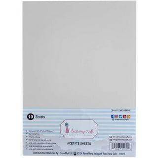 Acetate Sheet - 250 Microns - Pack of 10 Pcs/Pack
