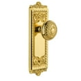 thumbnail image 7 of Grandeur Winwin_Psg_234 Windsor Solid Brass Rose Passage Door Knob Set - Nickel, 7 of 7
