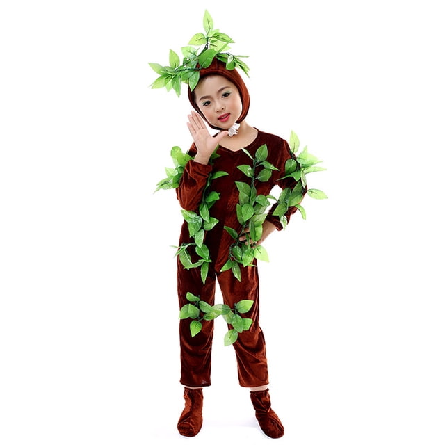 Disfraz De Árbol De Navidad Para Niños , Disfraces De Fiesta , Desgaste De Árboles Verdes , Ropa De Rendimiento , Halloween Plantas De Cosplay