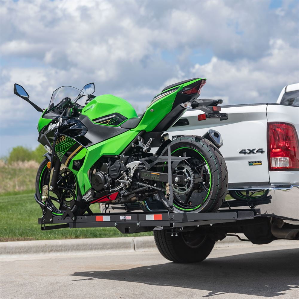 Black Widow Heavy Duty Hitch-mounted Motorcycle Carrier MCC-600