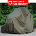 thumbnail image 4 of Jinsinto Lawn Mower Cover, Riding Mower Cover, Lawn Mower Cover Heavy Duty Waterproof UV Protection Tractor Covers, Water Resistant Tractor Cover Green 245, 4 of 5