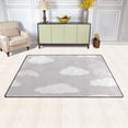 thumbnail image 3 of Cloud and Rainbow Pattern Soft Polyester Area Rug 31''x20'', Non Slip, Memory Foam, Water Absorbent, 3 of 7