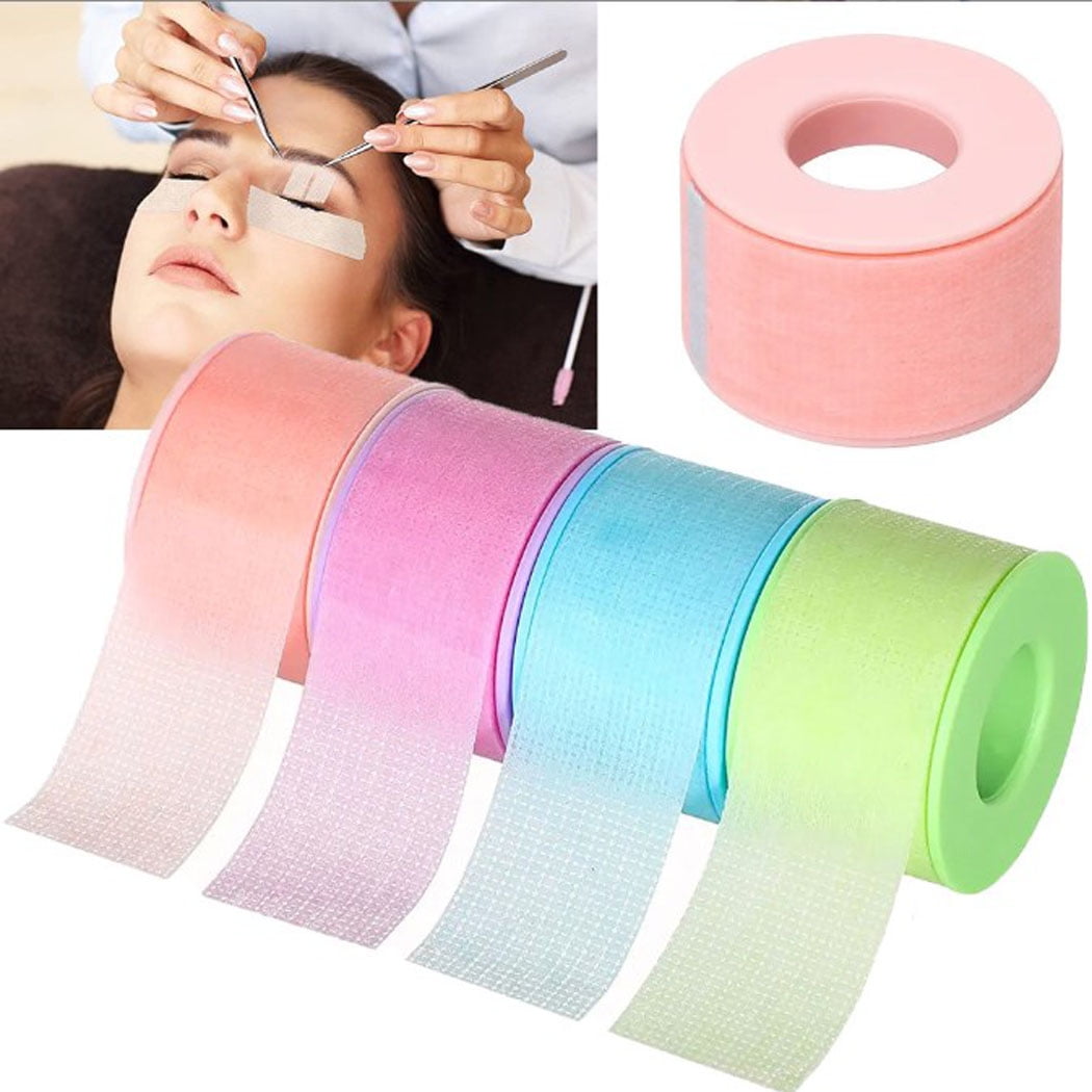4 Rolls Eyelash Tape, Lash Tape for Eyelash Extensions, Colored Eyelash