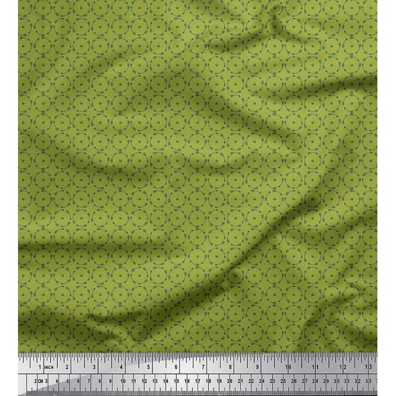 Soimoi Rayon Fabric Beads & Arrow Shirting Decor Fabric Printed Yard 42 Inch Wide