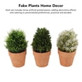 thumbnail image 3 of Planta Falsa De Interior, Simulación Altamente Realista, Plantas Artificiales En Maceta, Plástico, 3 Piezas Para Oficina, 3 of 7