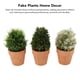 thumbnail image 3 of Planta Falsa De Interior, Simulación Altamente Realista, Plantas Artificiales En Maceta, Plástico, 3 Piezas Para Oficina, 3 of 7