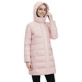 thumbnail image 5 of Wantdo Women's Plus Size Puffer Jacket Winter Windproof Insulated Hooded Coat with Breathable Lining Pink 3XL, 5 of 8