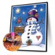 thumbnail image 2 of Pintura de diamante 5D DIY taladro redondo completo Kit de muñeco de nieve decoración del hogar arte artesanal Hugtrwg Para estrenar, 2 of 9