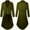 Army Green, variant on ZZwxWA Medieval Gothic Tailcoat for Men Renaissance Steampunk Jacket Halloween Costumes Vintage Tuxedo Victorian Frock Nothic Collar Coat Holiday Gift Finder