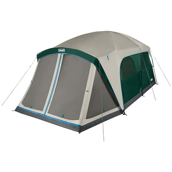 Coleman Skylodge™ 12-Person Camping Tent With Screen Room, Evergreen