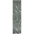thumbnail image 5 of SAFAVIEH Florida Tamzen Abstract Shag Area Rug, Sage/Ivory, 4' x 6', 5 of 9