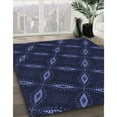 thumbnail image 2 of Ahgly Company Indoor Square Patterned Deep Periwinkle Purple Area Rugs, 7' Square, 2 of 6
