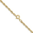thumbnail image 3 of Primal Gold 14 Karat Yellow Gold 1.55mm Carded Cable Rope Chain, 3 of 4
