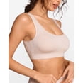 thumbnail image 5 of Women's Natrelax No Underwire Bralette No Padding Comfort Sleep Bra Ribbed Wireless Pullover, 5 of 7