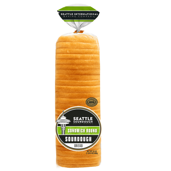 Seattle Sourdough Sandwich Round Bread Loaf, 24 oz(Pack of 2)