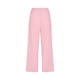 thumbnail image 5 of Pantalones de cintura alta y pierna ancha con cordón para mujer - Pantalones rectos elásticos de poliéster con bolsillos, 5 of 5