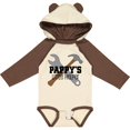 thumbnail image 3 of Inktastic Pappy's Little Helper Grandchild Boys Long Sleeve Baby Bodysuit, 3 of 5