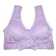 thumbnail image 4 of Women Lace Front Cross Sports Sleep Bra for Yoga Daily Wear, 4 of 5