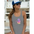 thumbnail image 2 of Mom Baby Beastfeed Watercolor Racerback Tank Women -Image by Shutterstock, Female x-Small, 2 of 4