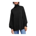 thumbnail image 2 of Suéter Free People Suéter con estructura suave negro pequeño, 2 of 2