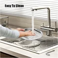 thumbnail image 6 of DFS Stainless Steel Automatic Pet Water Fountain, 2.2L/ 75oz Pet Dog Stainless Steel Water Dispenser Includes 2 Replacement Filters & Sponges for Cats & Dogs, 6 of 8