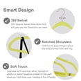 thumbnail image 6 of VECELO 50 Pack Velvet Clothes Hangers with 360 Rotating Hook, Slim Space Saving Suit Hangers, Yellow, 6 of 9