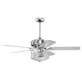 thumbnail image 5 of Warehouse of Tiffany AY16Y16CR Callen 52 in. 3-Light Indoor Chrome Finish Ceiling Fan with Light Kit, 5 of 5