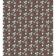 thumbnail image 3 of Ambesonne Floral Duvet Cover Sets, Blooms Leaves Branches, 2-Twin, White Peach Taupe, 3 of 3