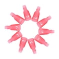 thumbnail image 5 of Soidarity 10 Uds. Clips de tapa de remojo de Arte de uñas de plástico Gel removedor de esmalte herramienta de envoltura líquido para la eliminación Type3 NO3 Soidarity  CBP119458, 5 of 5