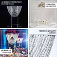 thumbnail image 4 of Efavormart 32" Tall Acrylic Crystal Chandelier Wedding Bouquet Pillar Centerpiece, Large Flower Arrangement Table Stand, 4 of 11