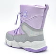 thumbnail image 3 of Nova Mountain Boys Girls Little Kids Winter Snow Boots NF-NFWB105-LightPurple-8, 3 of 7