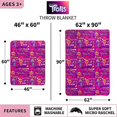 thumbnail image 6 of Franco Kids Bedding Super Soft Plush Throw Blanket, 46" x 60", Trolls World Tour, 6 of 6