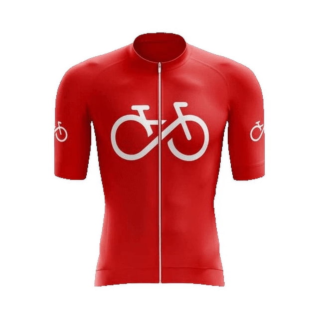Bike Forever II Maillot de Cyclisme Rouge - P