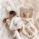 thumbnail image 4 of Almohada antivuelco lateral para dormir para bebé Cojín de apoyo para el cuello de algodón suave Cojín trasero de posicionamiento para niños pequeños Acompaña la almohada para dormir para bebé un, 4 of 4