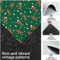 thumbnail image 3 of Green Christmas Gingerbread Man Pattern Kitchen Rugs Sets Of 3,Kitchen Runner Rugs Non Skid Washable,Decorative Kitchen Floor Mats for Kitchen,Sink,Laundry,17"x30"+ 17"x47" + 17"x59", 3 of 6