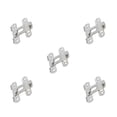 thumbnail image 2 of Eigraketly Stainless Steel Catch Door Multi-functional Lock Household Locks Wardrobe Cupboard Furniture Slide Sliding Type2 NO2, 2 of 6