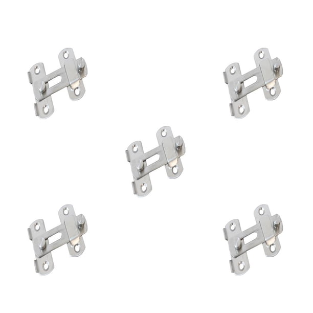 Scienceny Pestillo de captura de acero inoxidable, puerta corredera antirrobo, ventana, armario, perno de Metal, cerradura deslizante Type2 NO2 Scienceny CBP103314