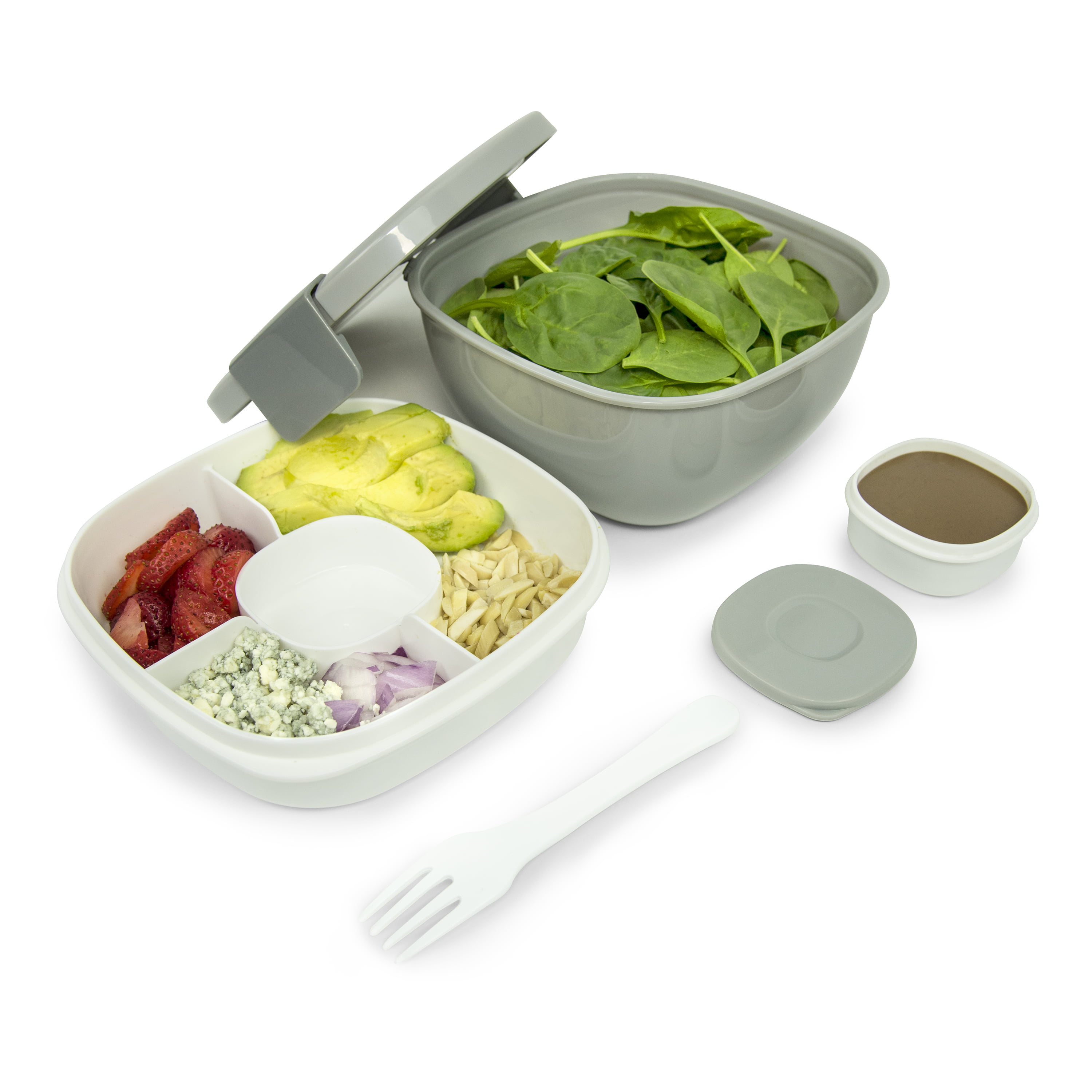 Bentgo Salad On-The-Go Food Container - Khaki Green, 1 ct - QFC