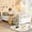 White, variant on Full Daybed with Rails, Metal Platform Bed Frame with Guardrails & Safety Rails, Full Size Daybed with Detachable Side Rails, Low Profile Full Metal Bed Frame for Bedroom, Guest Room (Black)
