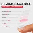 thumbnail image 3 of Set Press On Nails Curvlife Soft Gel, 30 unidades, funda completa, azul, 3 of 6